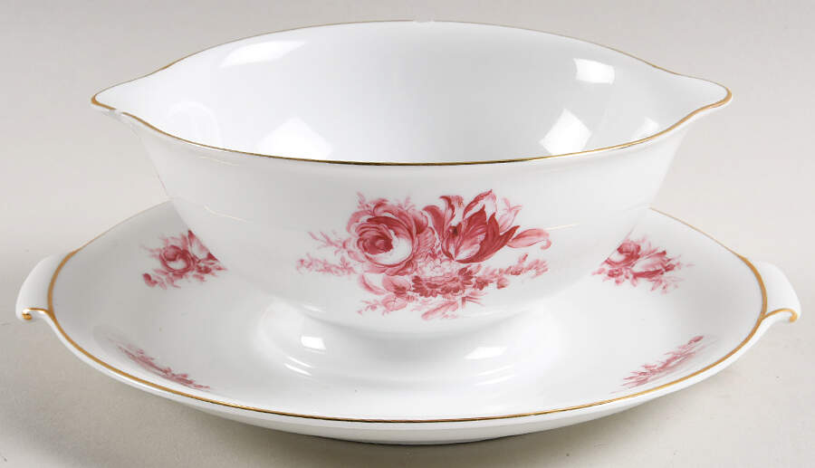 3580 (Smooth) Gravy Boat with Attached Underplate by Rosenthal - Continental-1