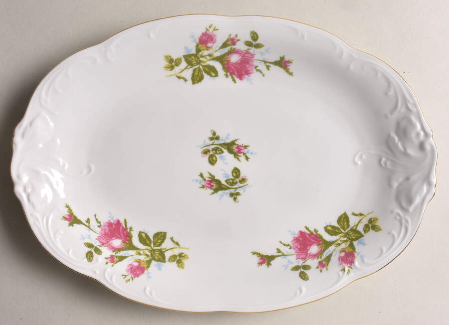 RKT8 11" Oval Serving Platter by Royal Kent (Poland)-1