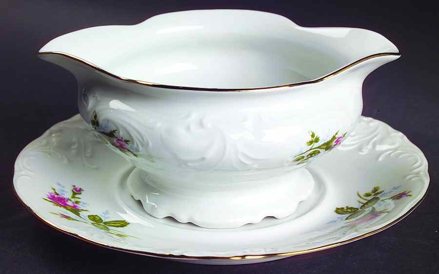 RKT8 Gravy Boat & Underplate by Royal Kent (Poland)-1