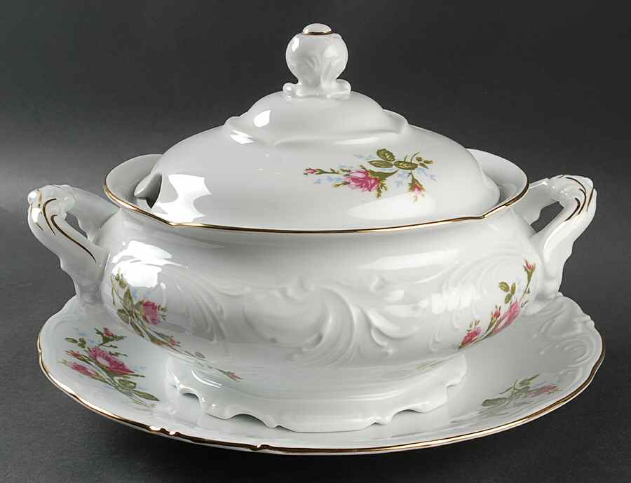 RKT8 Tureen & Lid w/Underplate by Royal Kent (Poland)-1