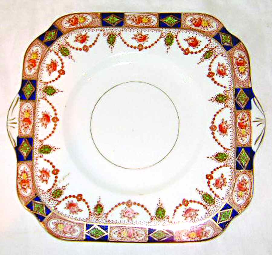 3775 Square Handled Cake Plate by Royal Vale-1