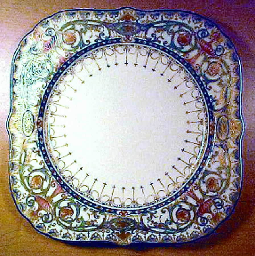 RW100 Square Salad Plate by Royal Worcester-1