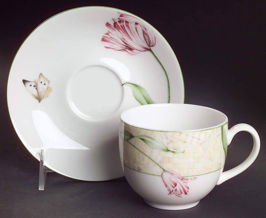 Alfresco Flat Cup & Saucer Set by Royal Worcester-1