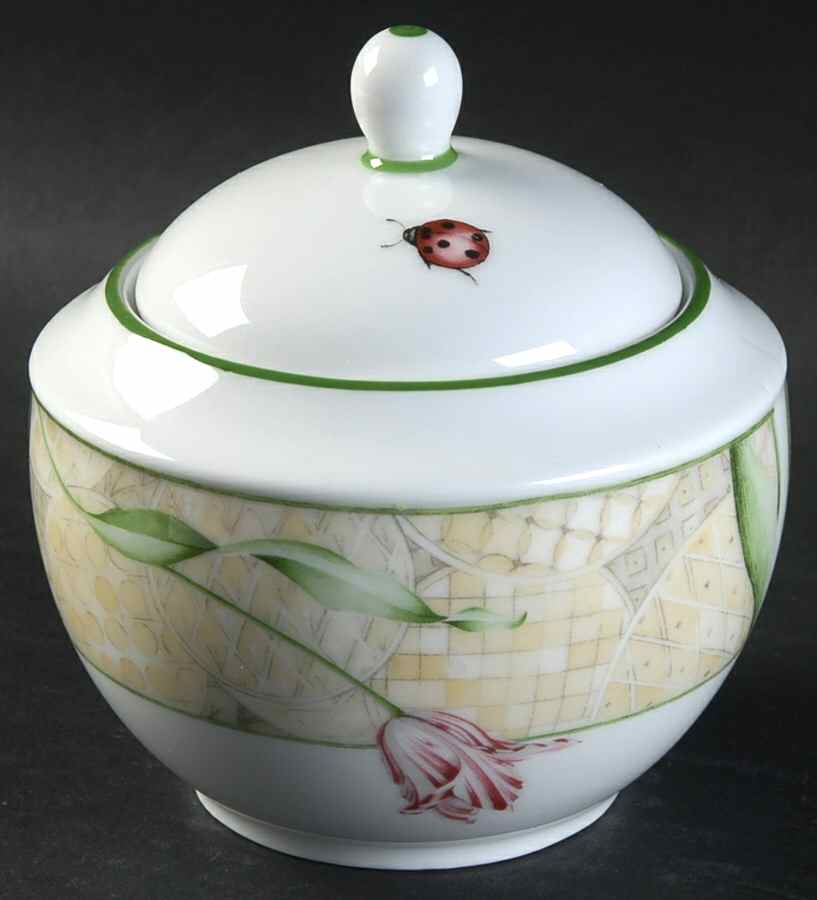 Alfresco Sugar Bowl & Lid by Royal Worcester-1