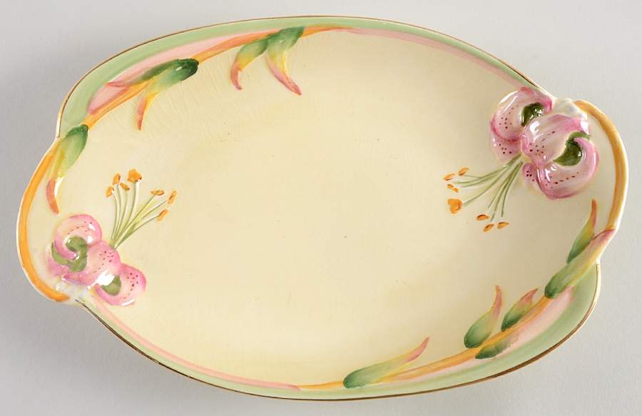 Tiger Lily Cream Relish/Gravy Underplate by Royal Winton-1