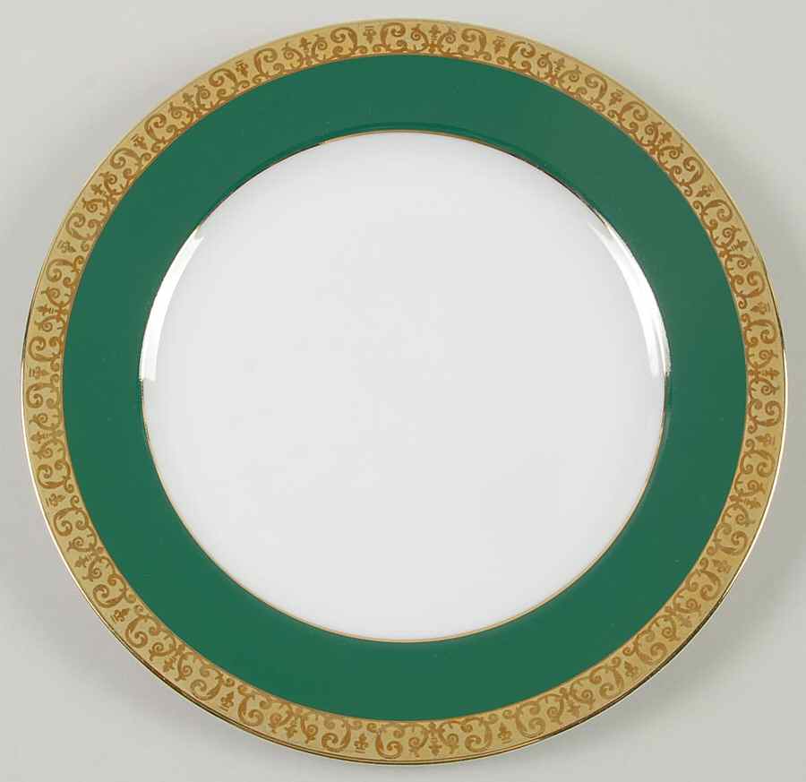 Gold Buffet Green Salad Plate by Royal Gallery-1