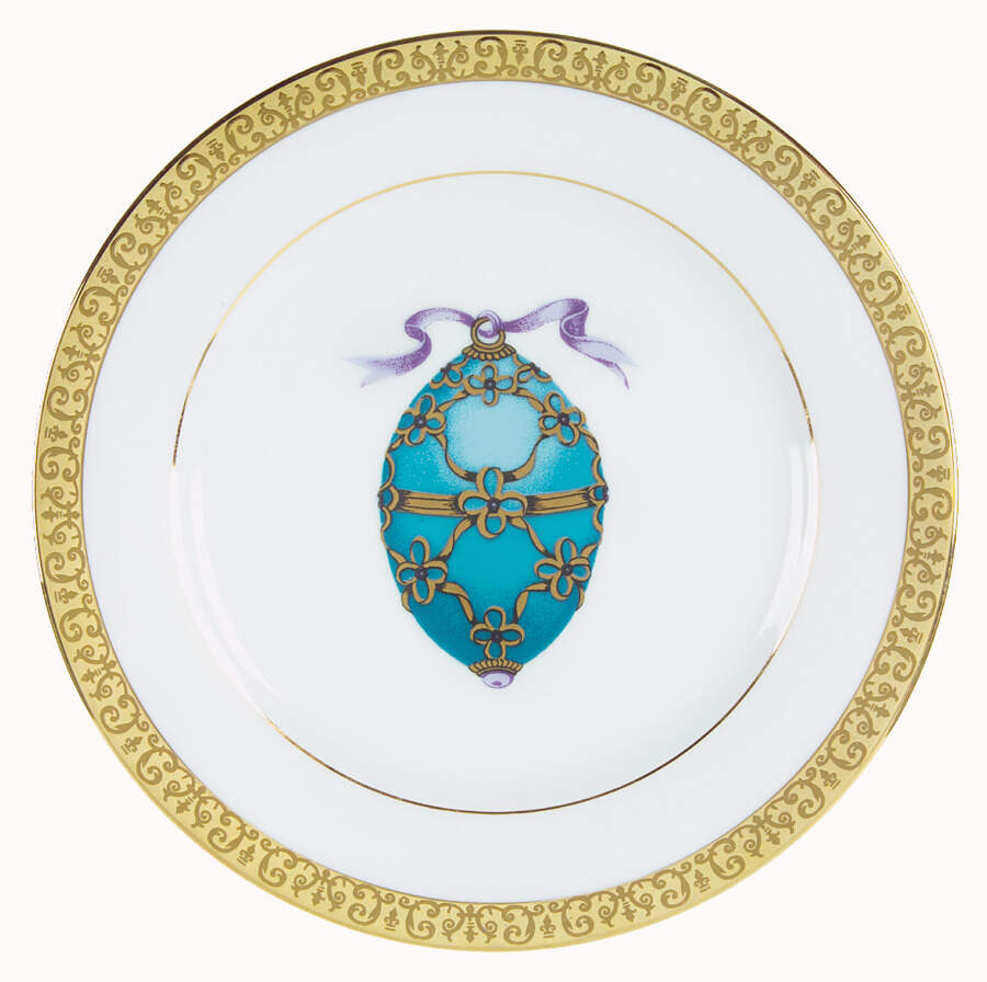 Gold Buffet Egg Salad Plate by Royal Gallery-1
