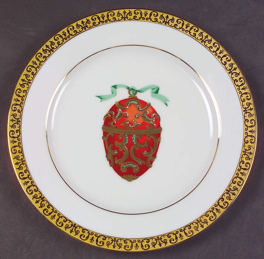 Gold Buffet Egg Salad Plate by Royal Gallery-1
