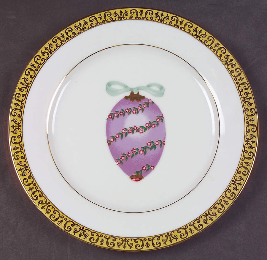 Gold Buffet Egg Salad Plate by Royal Gallery-1
