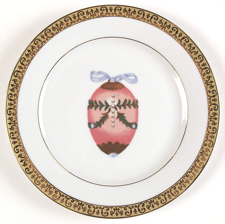 Gold Buffet Egg Salad Plate by Royal Gallery-1
