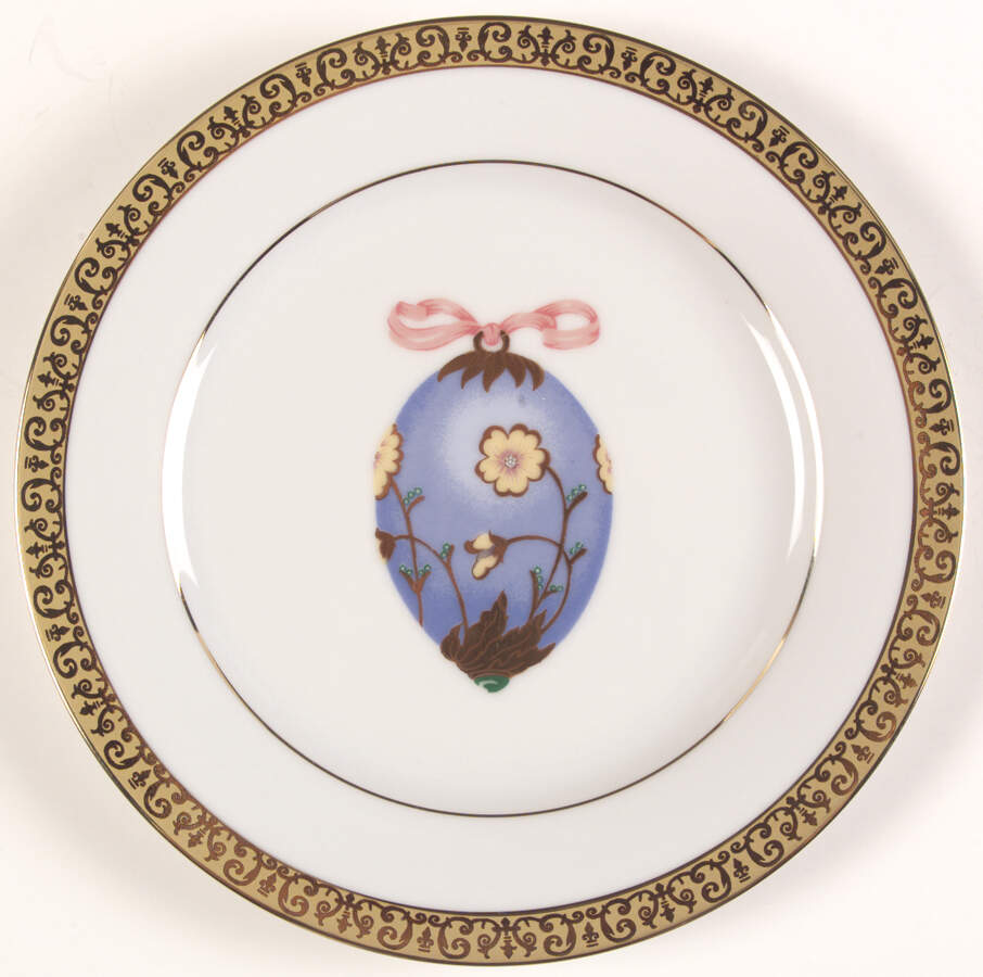 Gold Buffet Egg Salad Plate by Royal Gallery-1