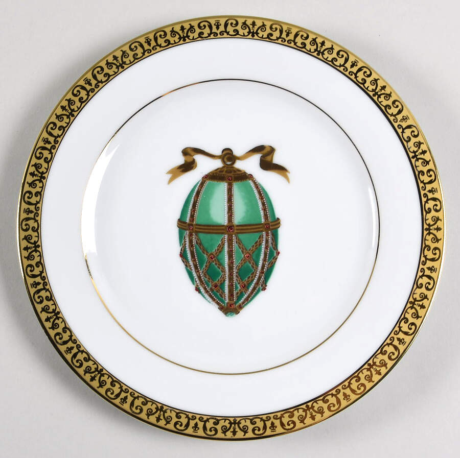 Gold Buffet Egg Salad Plate by Royal Gallery-1