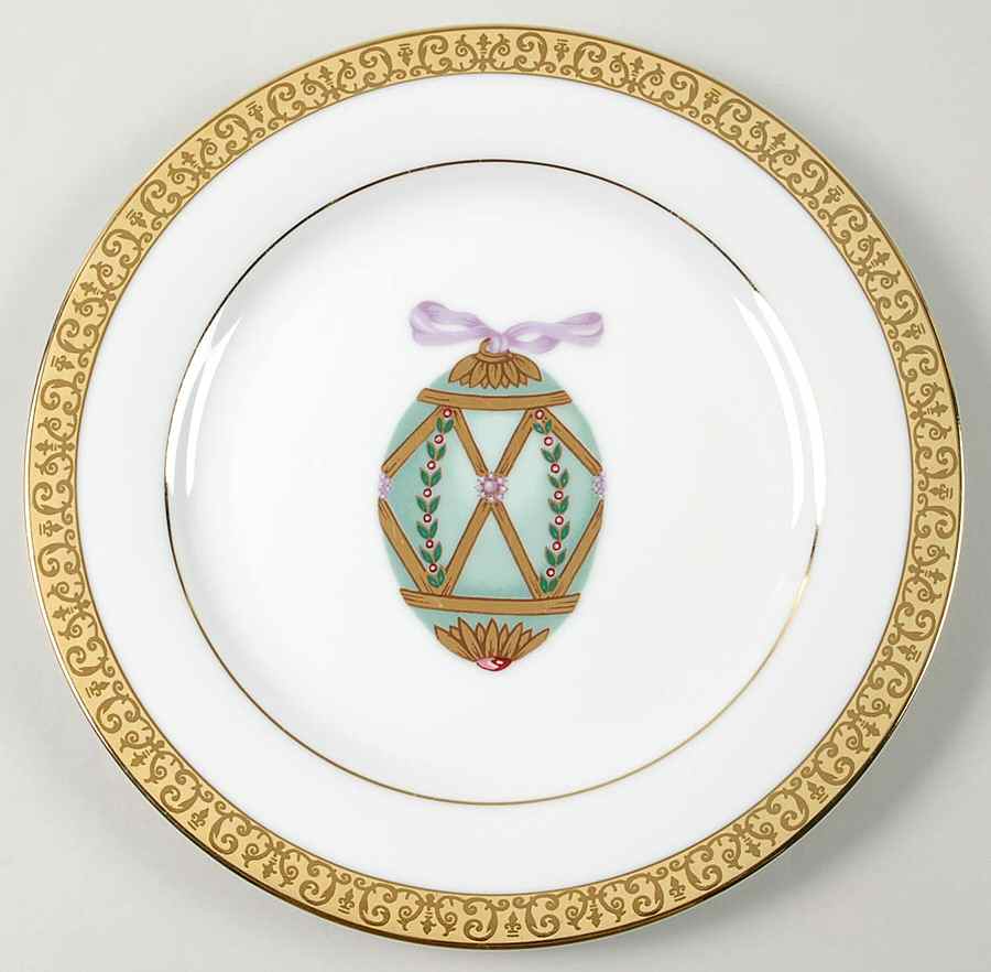 Gold Buffet Egg Salad Plate by Royal Gallery-1
