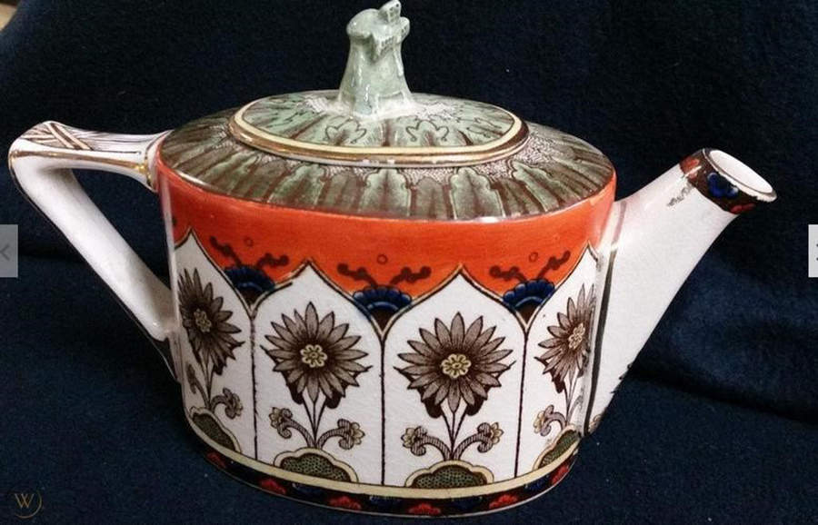 Cyprus Teapot & Lid by Royal Doulton-1