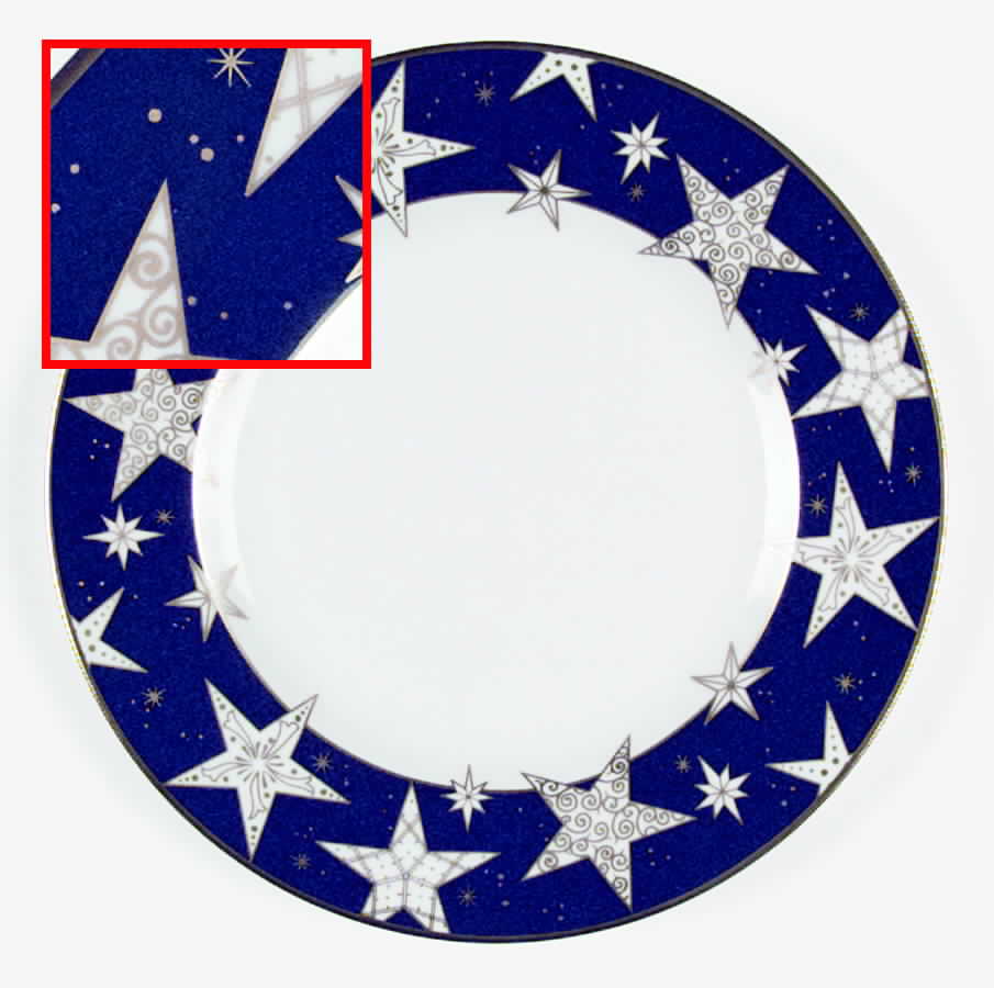 Golden Stars Luncheon Plate by Royal Worcester-1