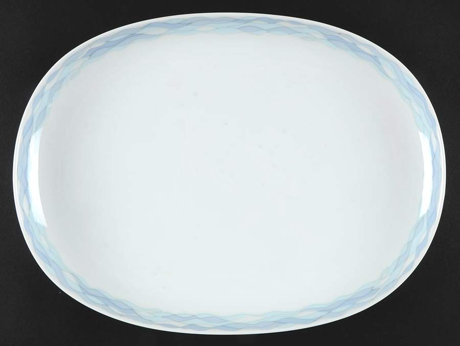 Aquarius Century (Coupe) 13" Oval Serving Platter by Rosenthal - Continental-1