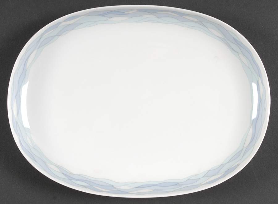 Aquarius Century (Coupe) 9" Oval Serving Platter by Rosenthal - Continental-1