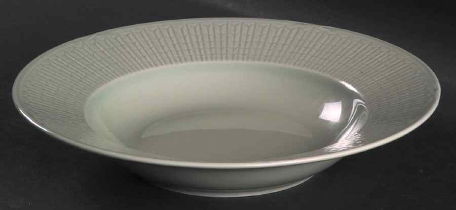 Swedish Grace Meadow (Celadon) Rim Soup Bowl by Rorstrand-1