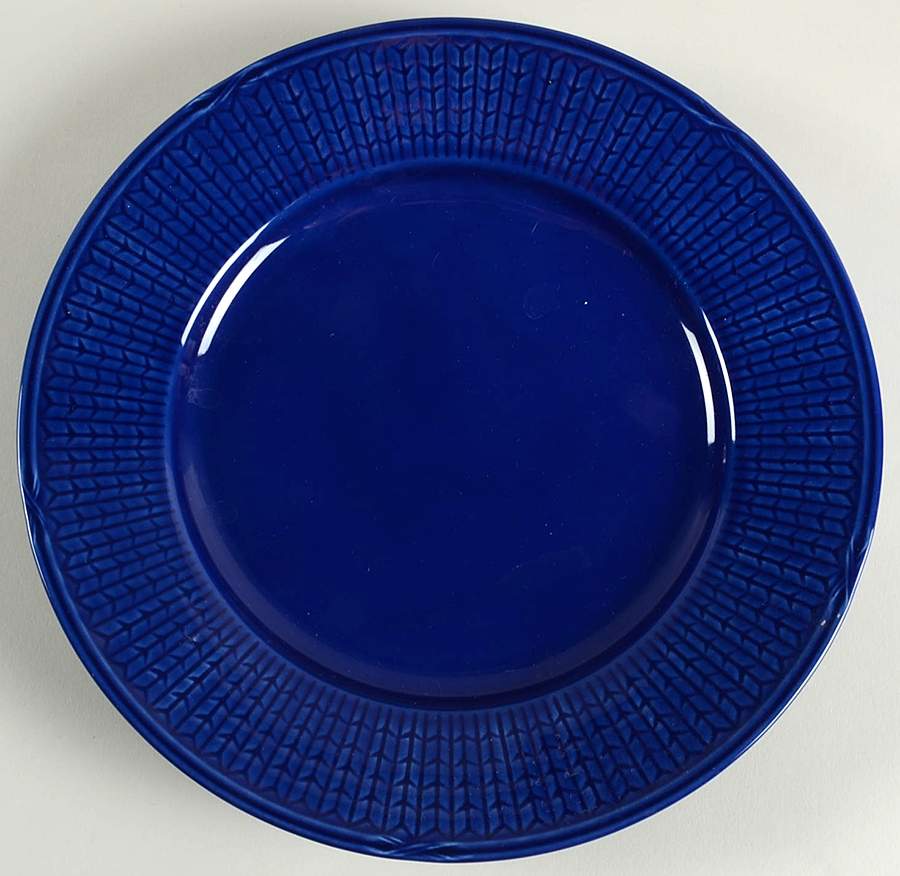 Swedish Grace Ocean Sea (Blue) Luncheon Plate by Rorstrand-1