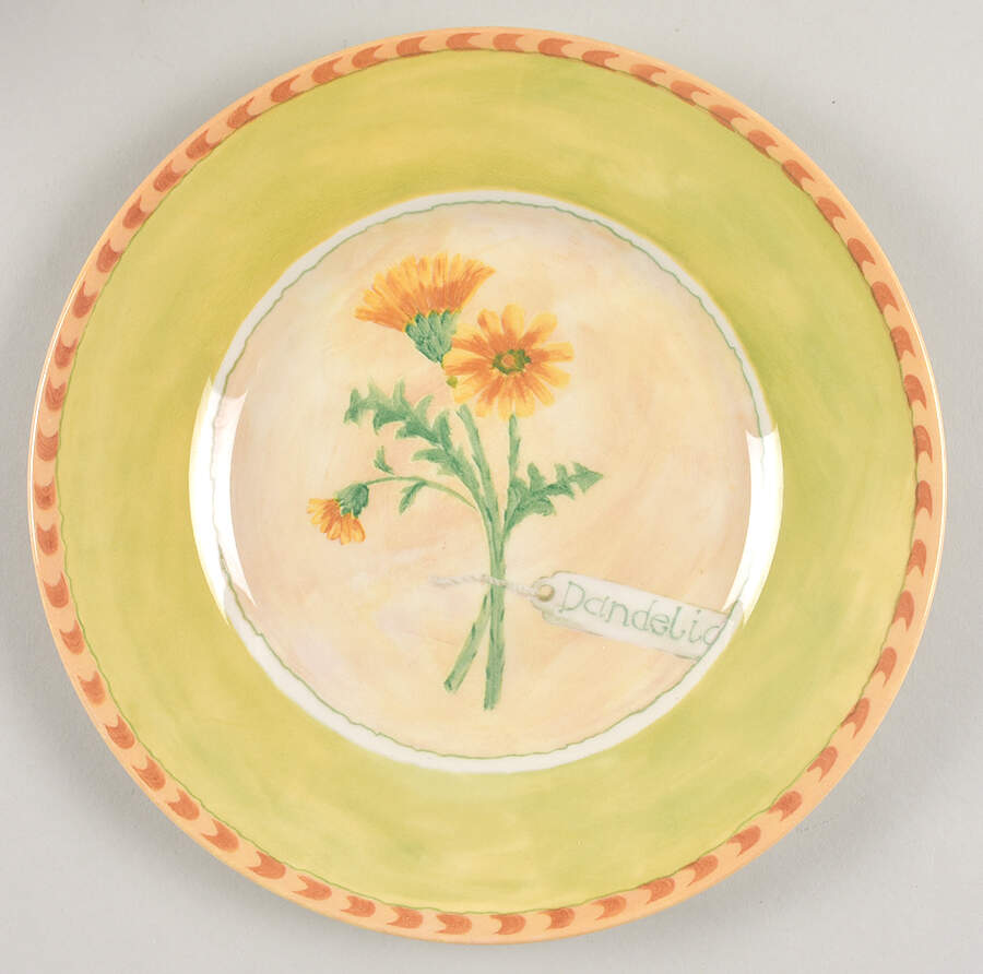 Gardener's Journal Salad Plate by Royal Stafford-1