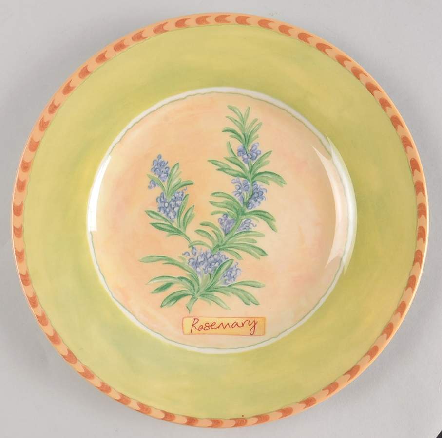 Gardener's Journal Salad Plate by Royal Stafford-1
