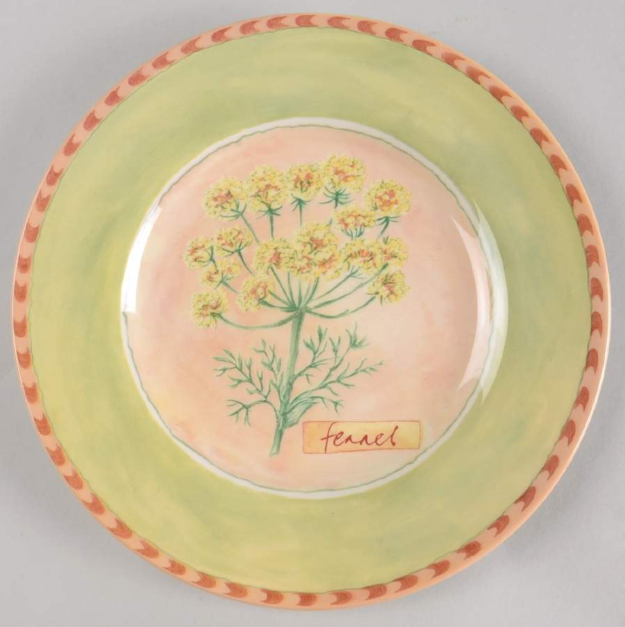 Gardener's Journal Salad Plate by Royal Stafford-1