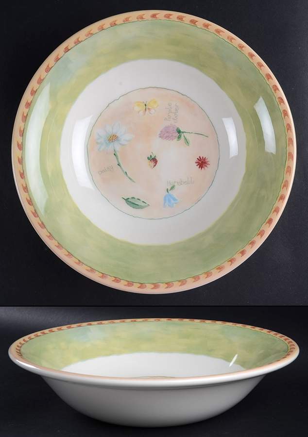 Gardener's Journal 10" Round Vegetable Bowl by Royal Stafford-1