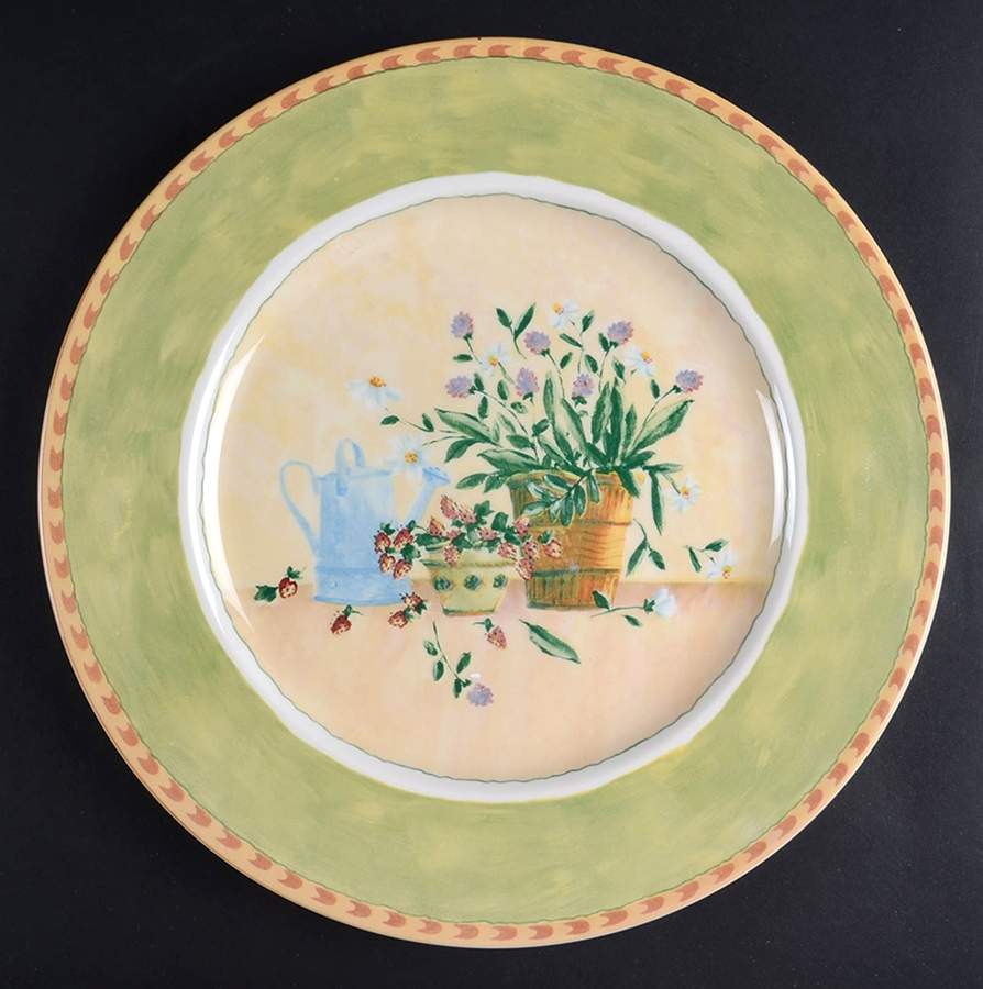 Gardener's Journal 12" Chop Plate (Round Platter) by Royal Stafford-1