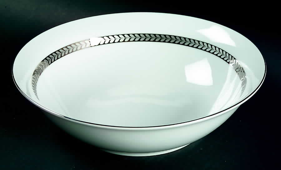 Imperial Platinum 9" Round Vegetable Bowl by Retroneu-1