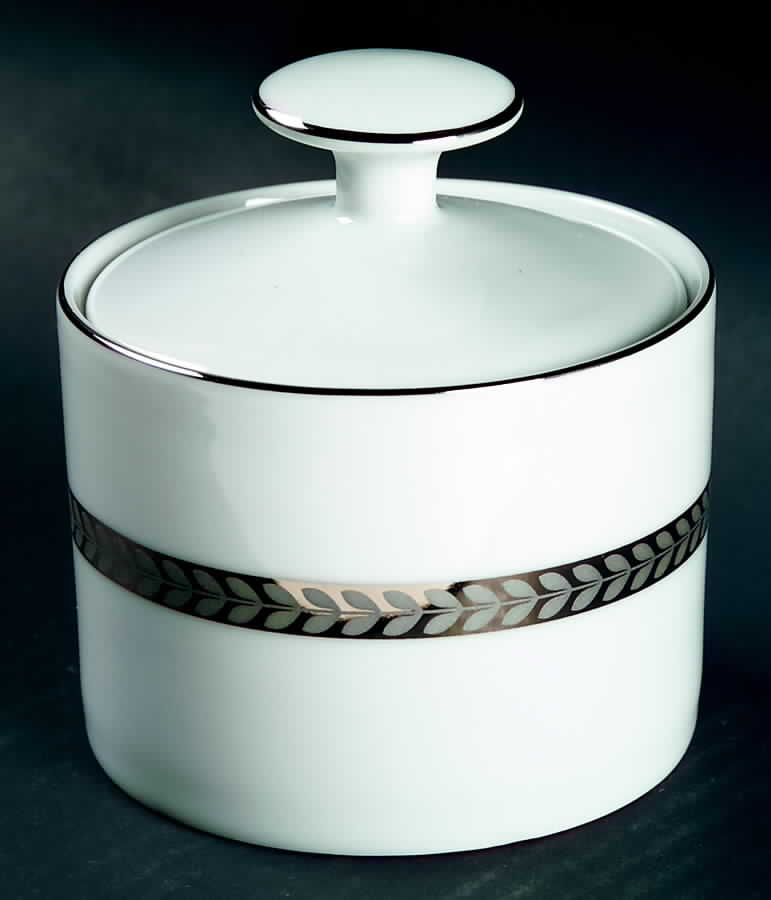Imperial Platinum Sugar Bowl & Lid by Retroneu-1