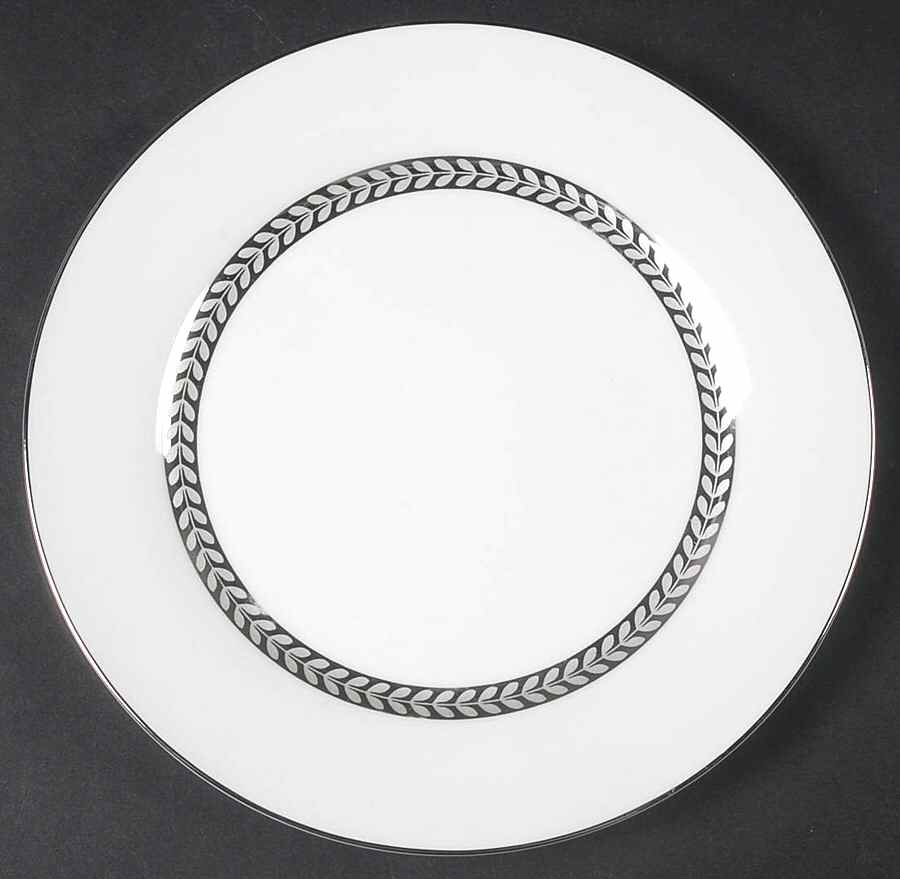 Imperial Platinum Salad Plate by Retroneu-1