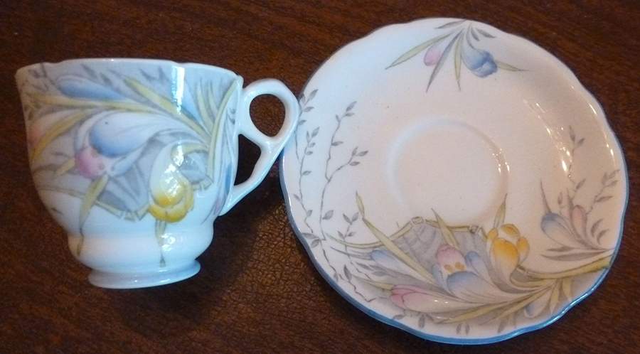 5122 Footed Cup & Saucer Set by Royal Stafford-1