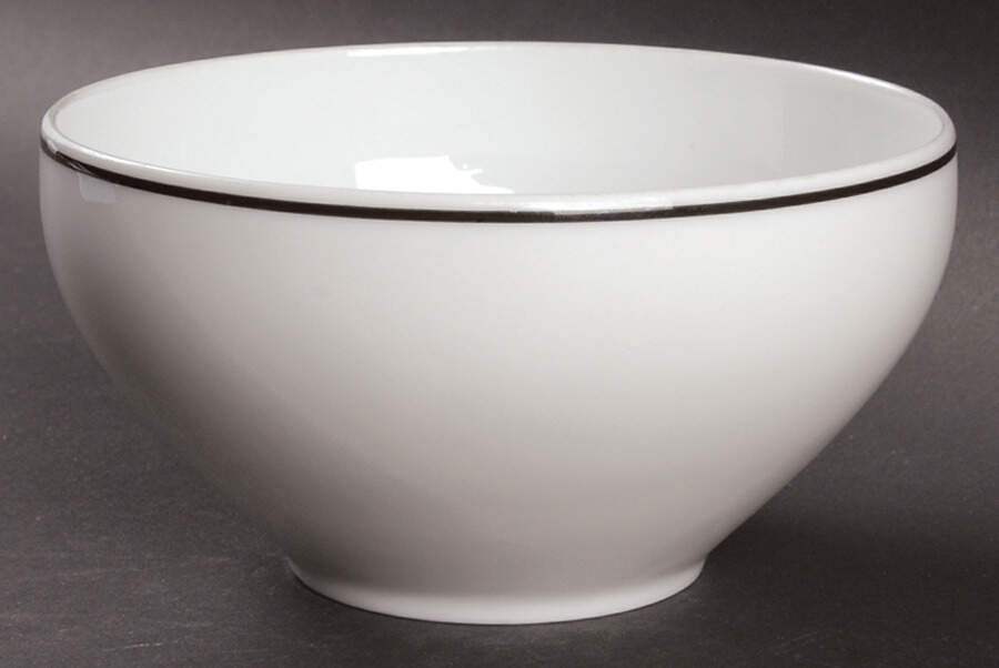 R6L1 Black Coupe Cereal Bowl by Royal Limoges-1