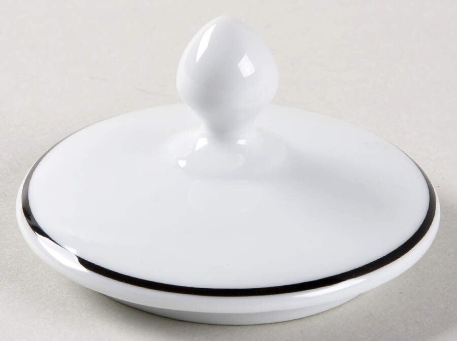 R6L1 Black Lid for Sugar Bowl by Royal Limoges-1