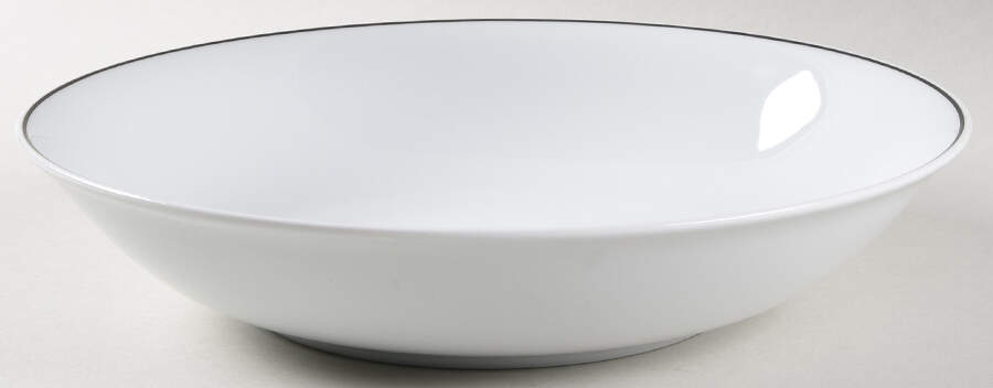 R6L1 Black 11" Pasta Serving Bowl by Royal Limoges-1