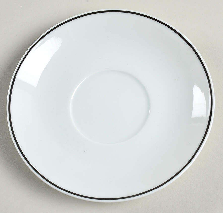 R6L1 Black Saucer by Royal Limoges-1