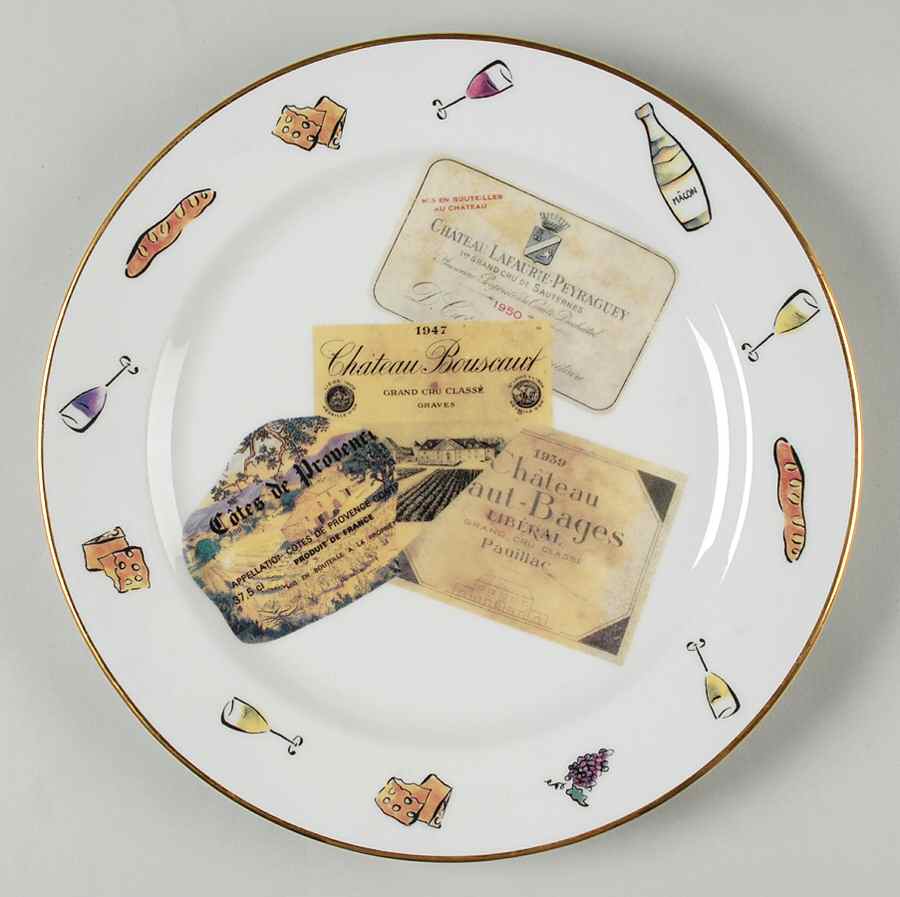 Cheers 11" Chop Plate (Round Platter) by Rosanna-1