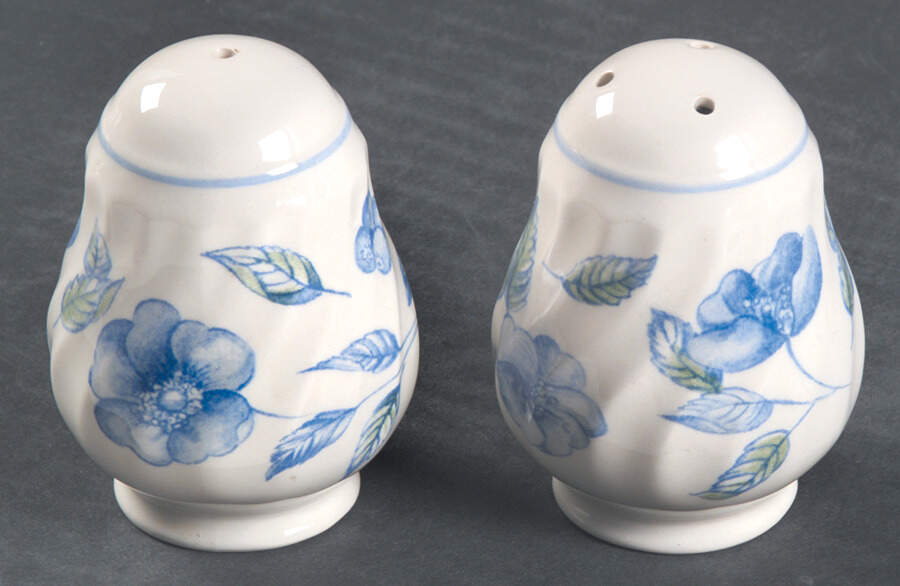 Bristol Blue Salt & Pepper Set by Royal Stafford-1