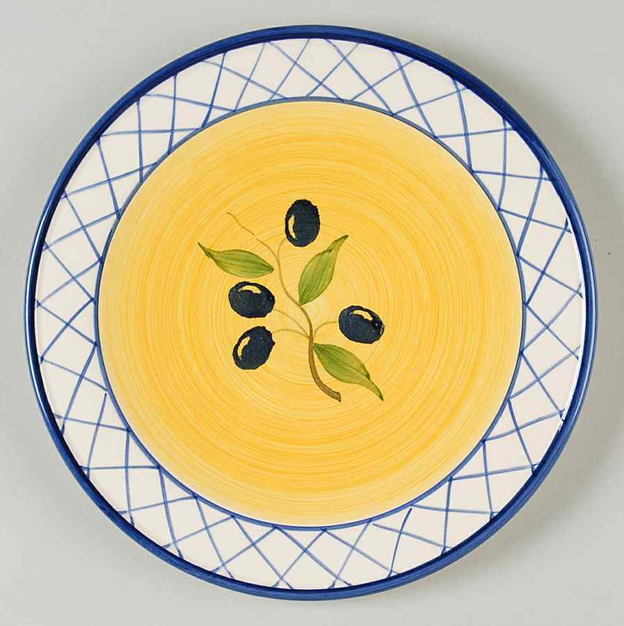 Olive Basket Salad Plate by Ross Simons-1