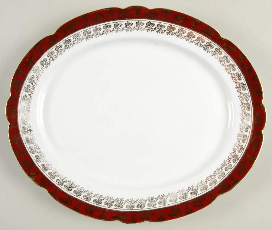 RST62 13" Oval Serving Platter by Royal Stafford-1