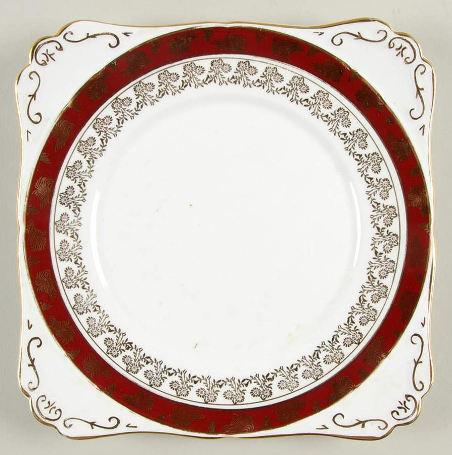 RST62 Square Cake Plate by Royal Stafford-1
