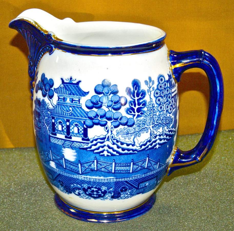 Willow (Gold Trim) Pitcher by Royal Doulton-1
