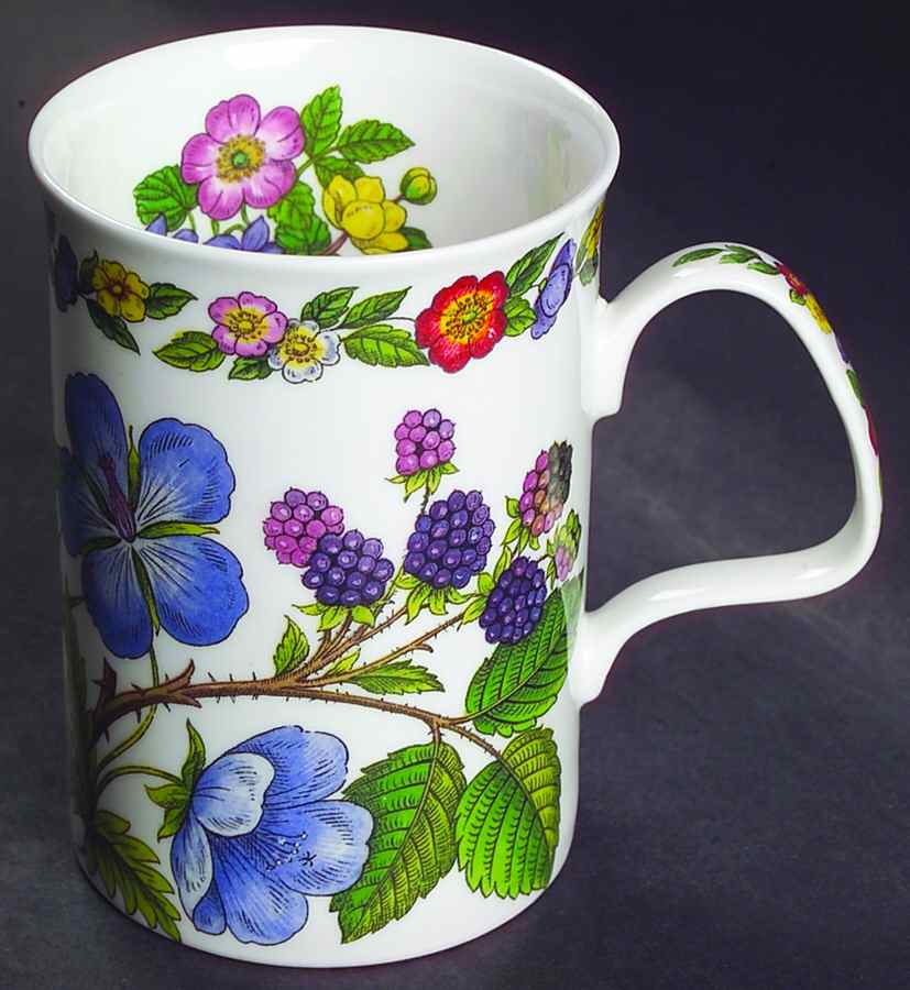 Botanical Flowers Mug by Roy Kirkham-1