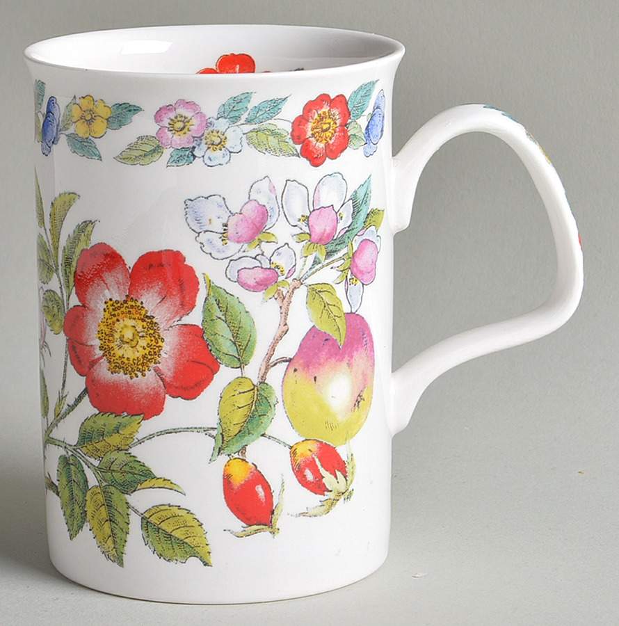 Botanical Flowers Mug by Roy Kirkham-1