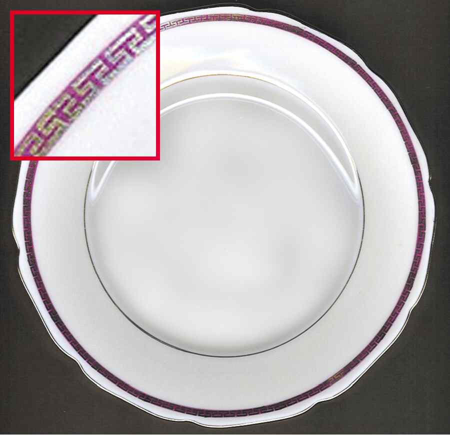 RMZ1 Dinner Plate by RM Czechoslovakia-1