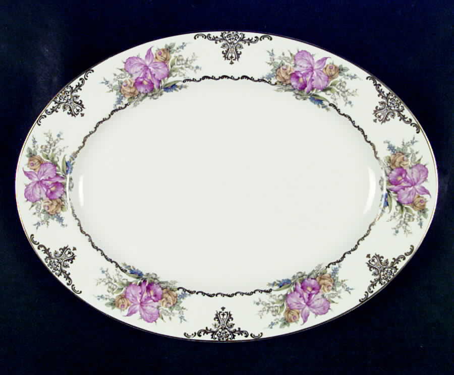824h 14" Oval Serving Platter by Rosenthal - Continental-1
