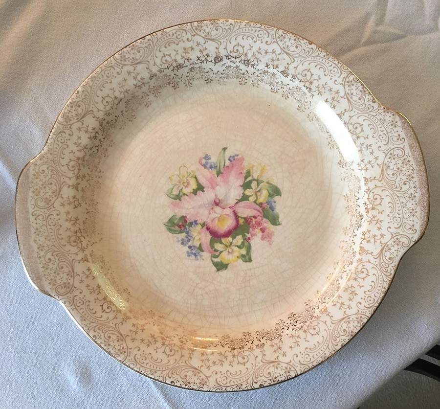 Mendota  Handled Cake Plate by Royal (USA)-1