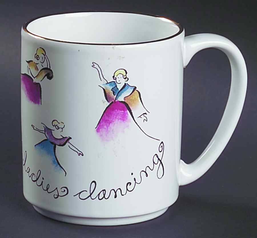 Twelve Days of Christmas (Gold Trim) Mug by Rosanna-1