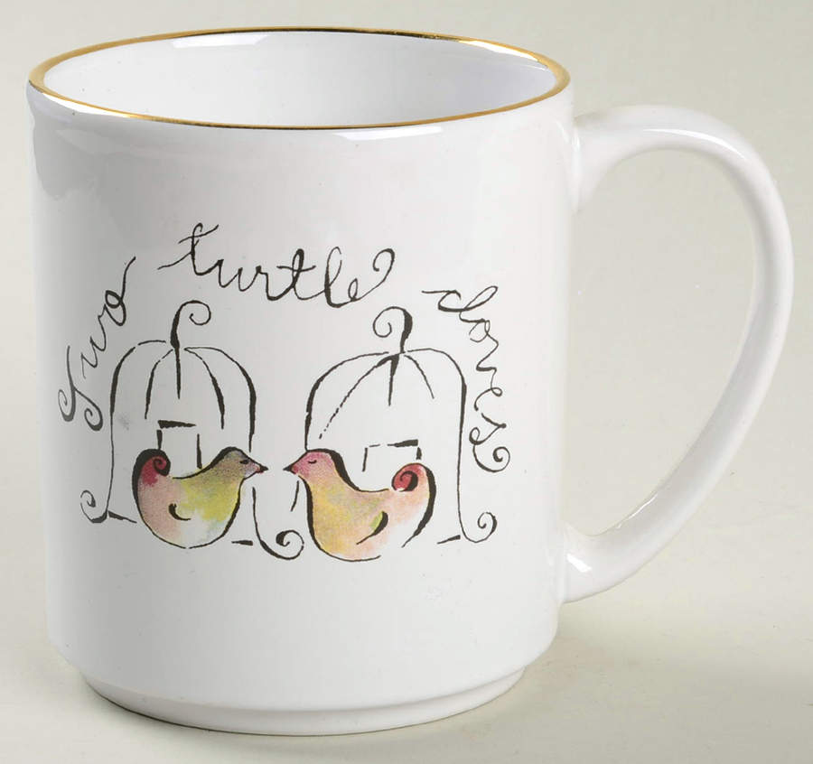 Twelve Days of Christmas (Gold Trim) Mug by Rosanna-1
