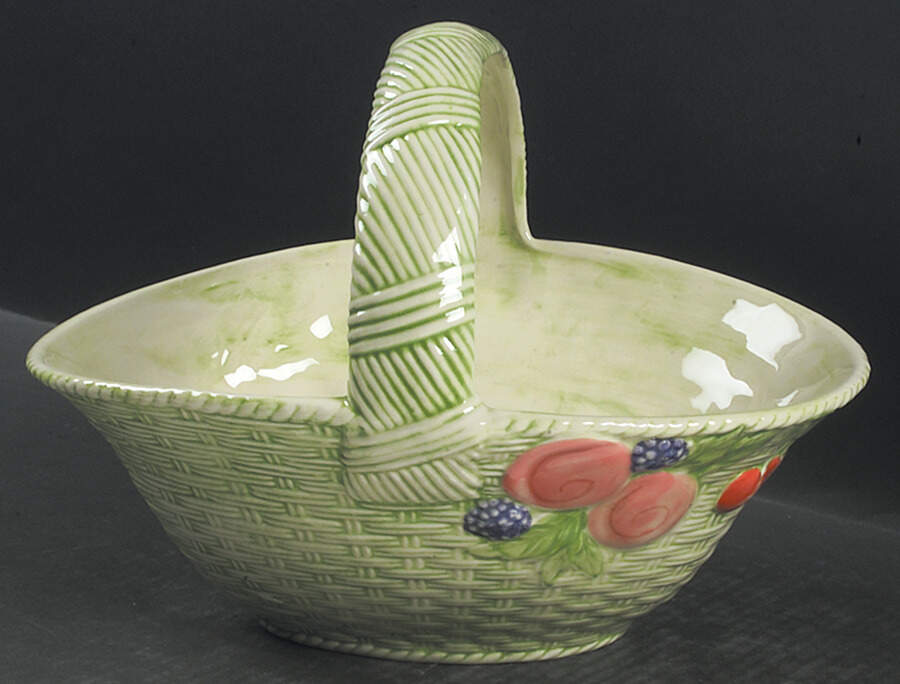 Evesham Orchard Novelty Fruit Basket by Royal Worcester-1